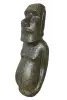 Product image 4 of the product “Moai full body, 81cm Height | GRC (Glassfibre Reinforced Concrete), Copper Finish ”